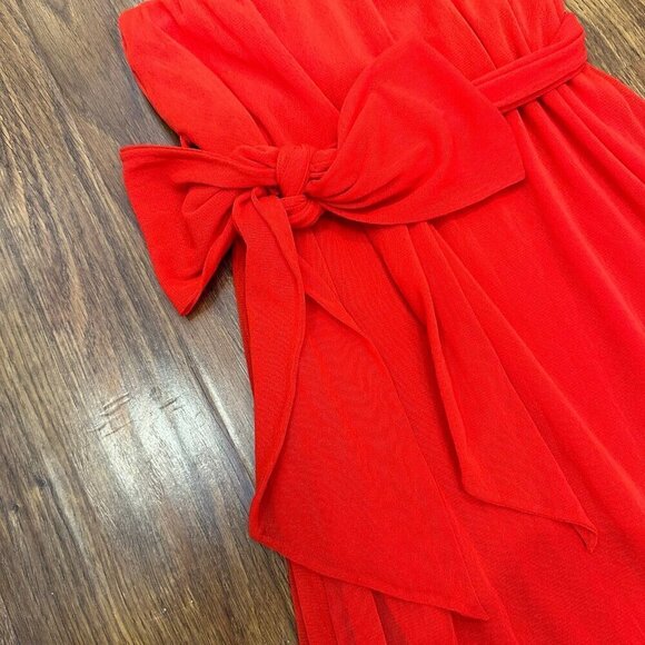 Jean Paul Gaultier soleil strapless mesh maxi dress - Picture 2 of 6